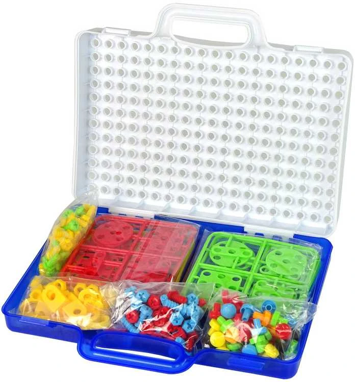 Lean Toys Edukacinė mozaika su priedais