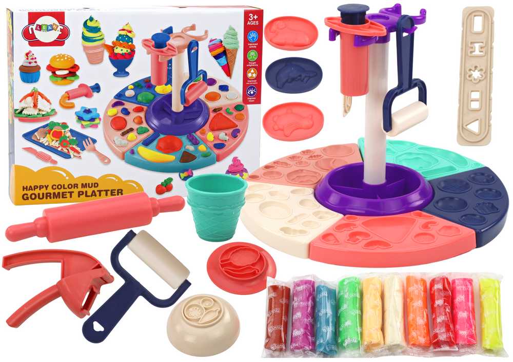 Kūrybinis plastilino rinkinys Lean Toys Virtuvė