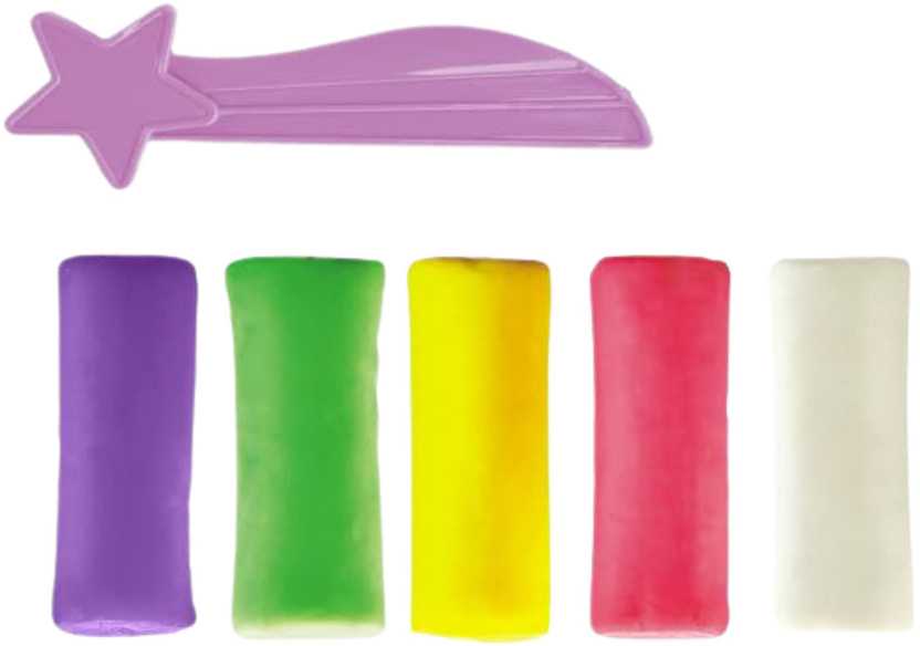 Lean Toys Kūrybinis rinkinys vaikams Vienaragis su moliu ir formomis