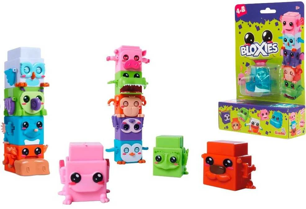 Simba Kūrybinis žaidimas Bloxies 4 dalių rinkinys, spalvotas
