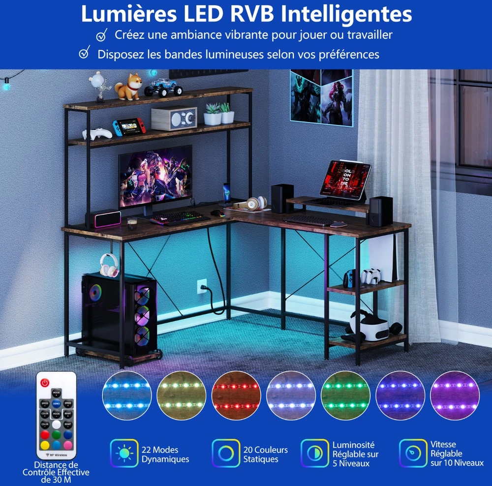 L formos stalas rudas