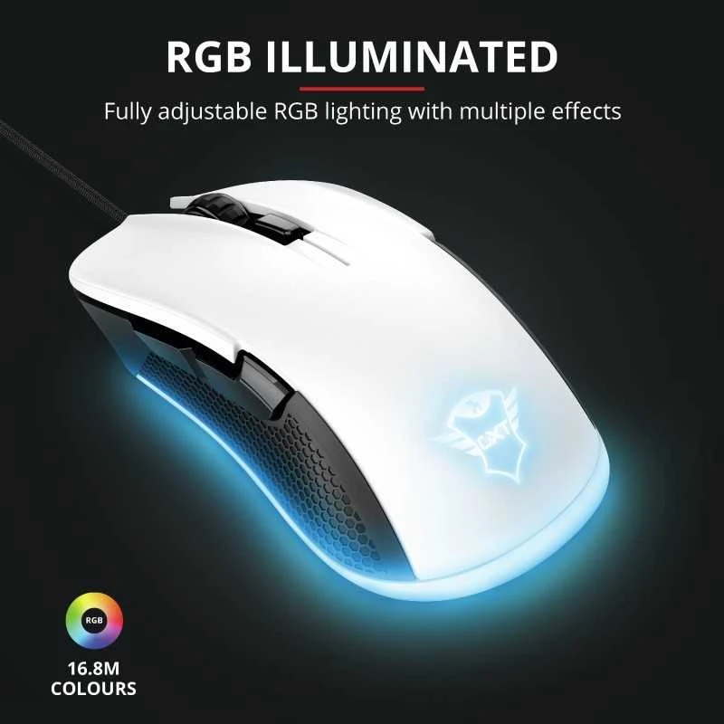 TRUST GXT 922 YBAR pelė su laidu | 7200 DPI