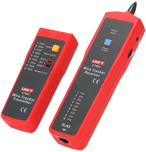 Miernik UNI-T UT682 laidų detektorius su RJ45 kabelių testeriu