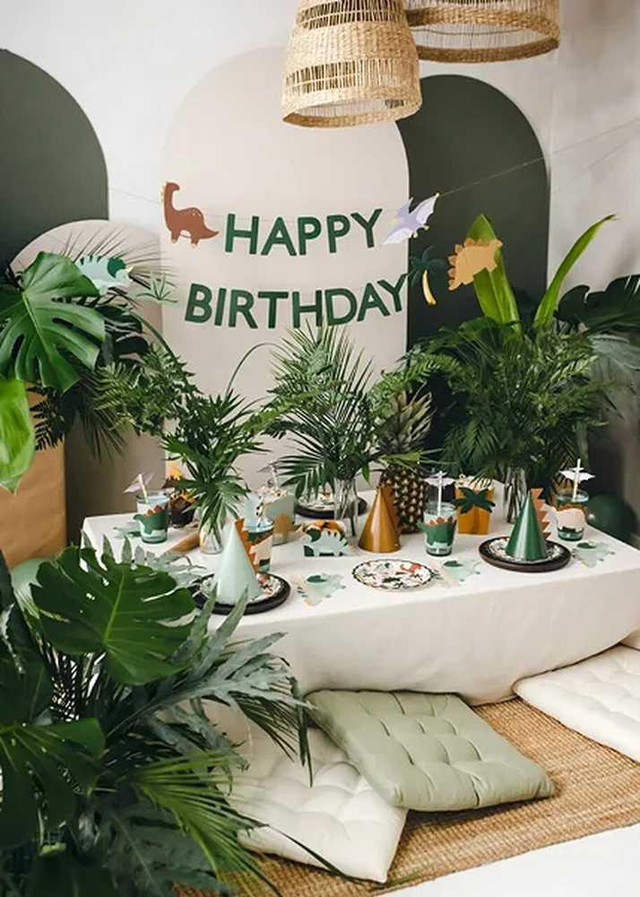 PartyDeco Girlianda Dinozaurai