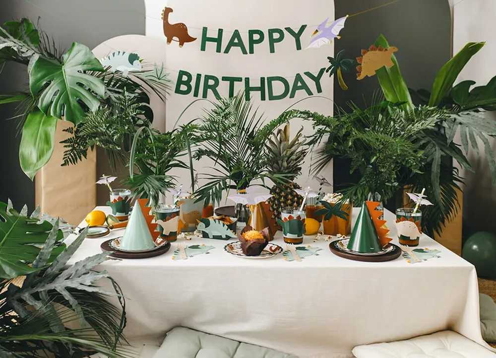 PartyDeco Girlianda Dinozaurai