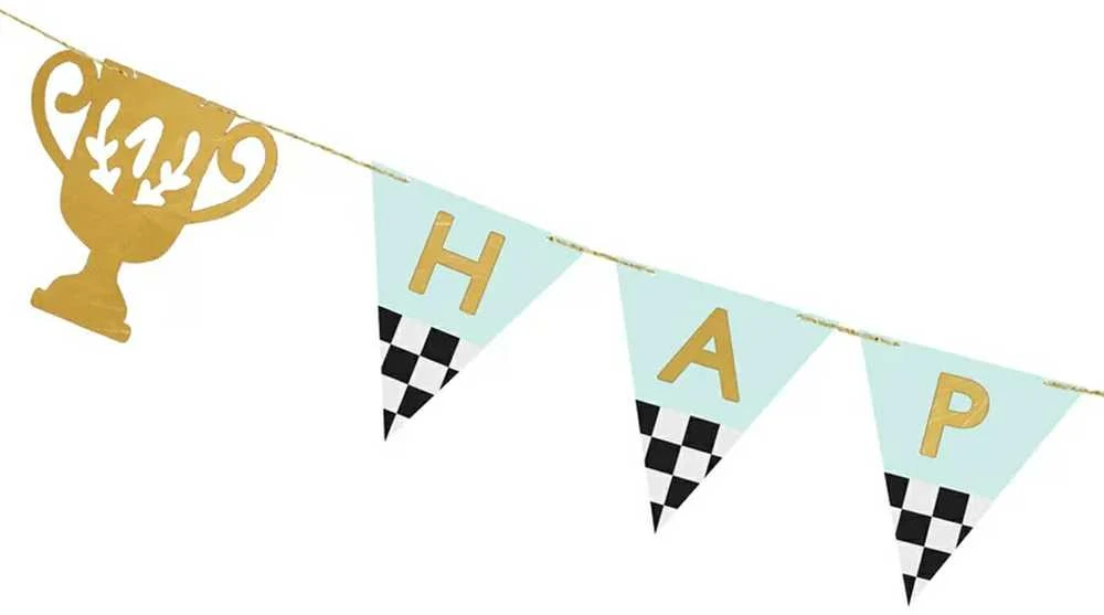 PartyDeco Girlianda Lenktynės