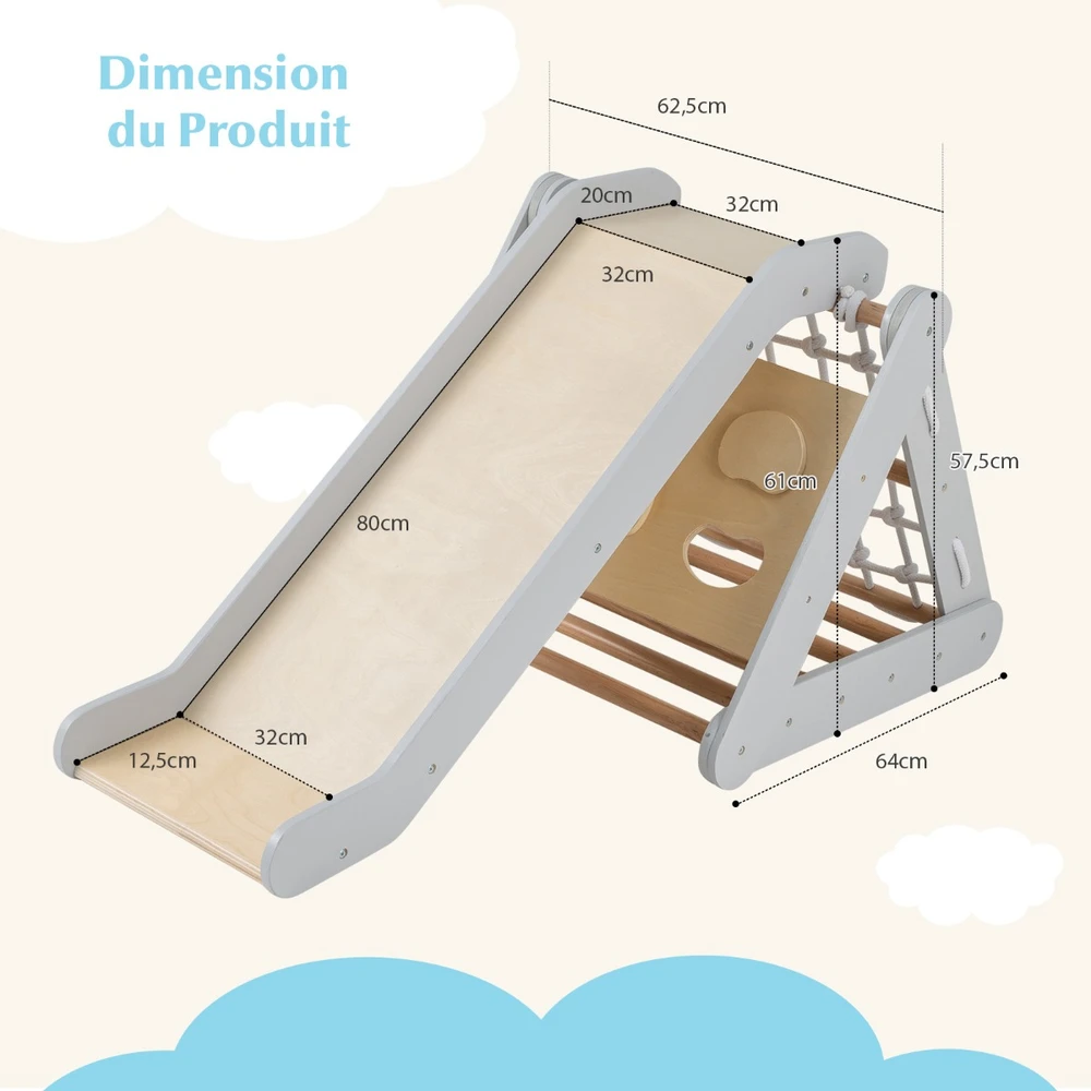 Laipiojimo trikampis 62.5 x 64 x 57.5 cm
