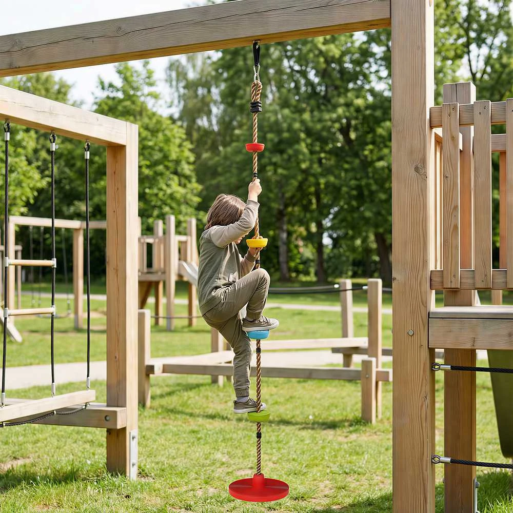 Laipiojimo virvių rinkinys raudonas