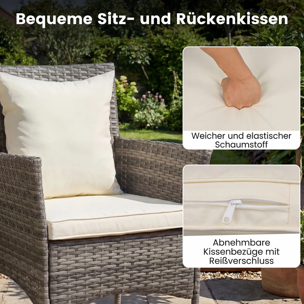 Lauko baldų komplektas 3 vnt.