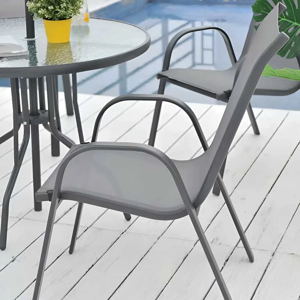 MultiGarden Elegantiškos sodo kėdės, 85x55x60 cm