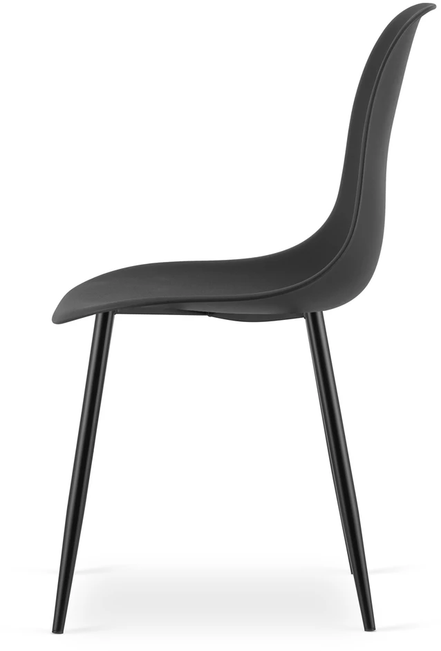 Lauko baldų komplektas Valora Baldų komplektas TESSA su 4 kėdėmis, ąžuolo sonoma / juoda, 120 × 60 × 75 cm