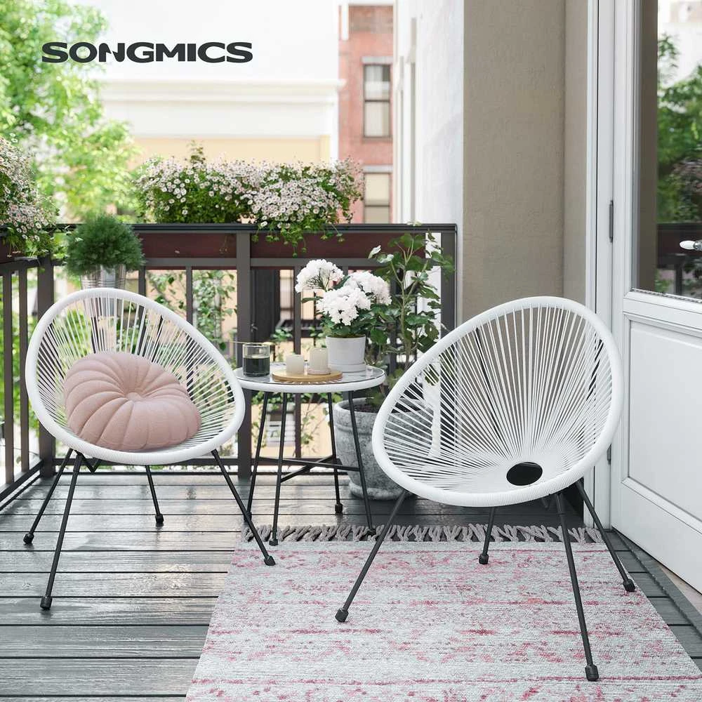 Lauko baldų komplektas Songmics 3 sodo baldų komplektas