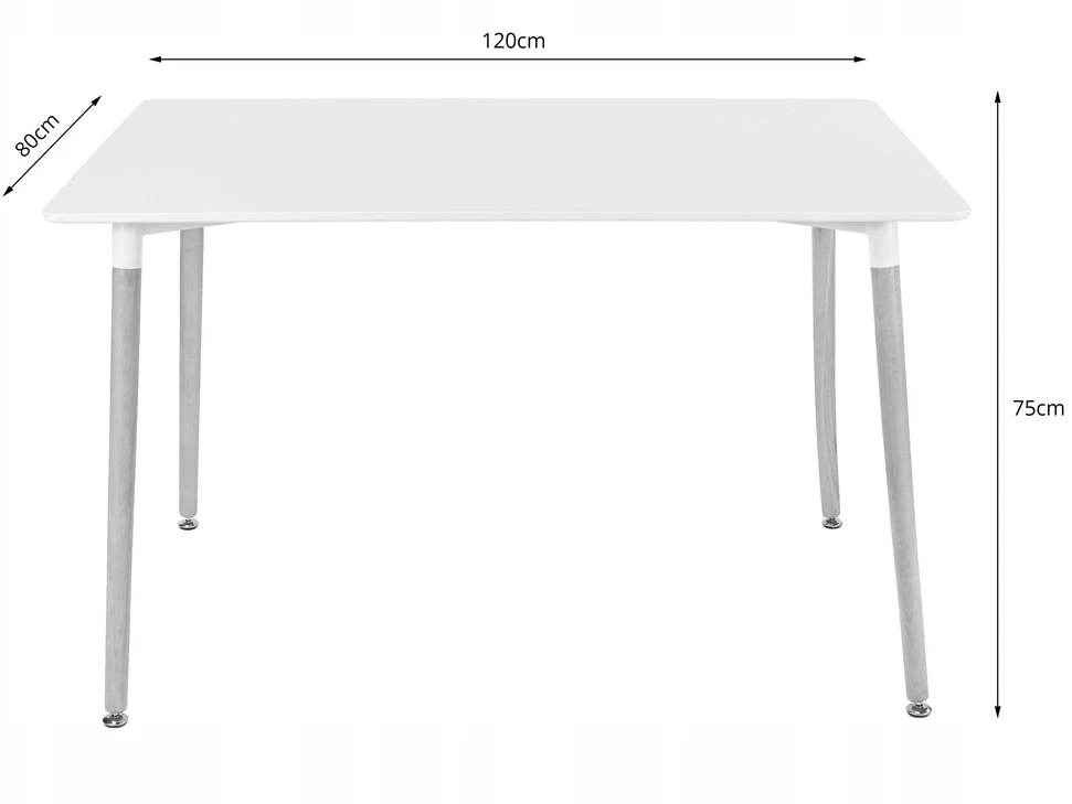 Lauko baldų komplektas Valora Baldų komplektas ADRIA su 4 kėdėmis, juodas, 120 × 80 × 75 cm, 5 vnt.