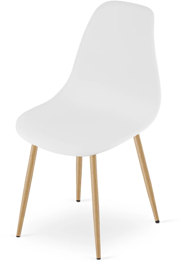 Lauko baldų komplektas Leobert Baldų komplektas su kvadratiniu stalu ir 4 kėdėmis, ąžuolo sonomos/baltos spalvos, stalas 80 × 80 × 75 cm