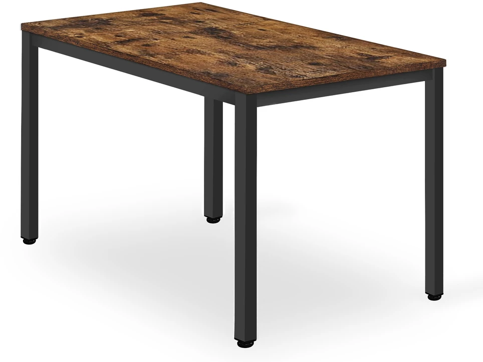 Lauko baldų komplektas Valora Baldų komplektas TESSA stalas ir 4 kėdės, rustikinės rudos ir juodos spalvos, 120 × 60 × 76 cm, 5 vnt.
