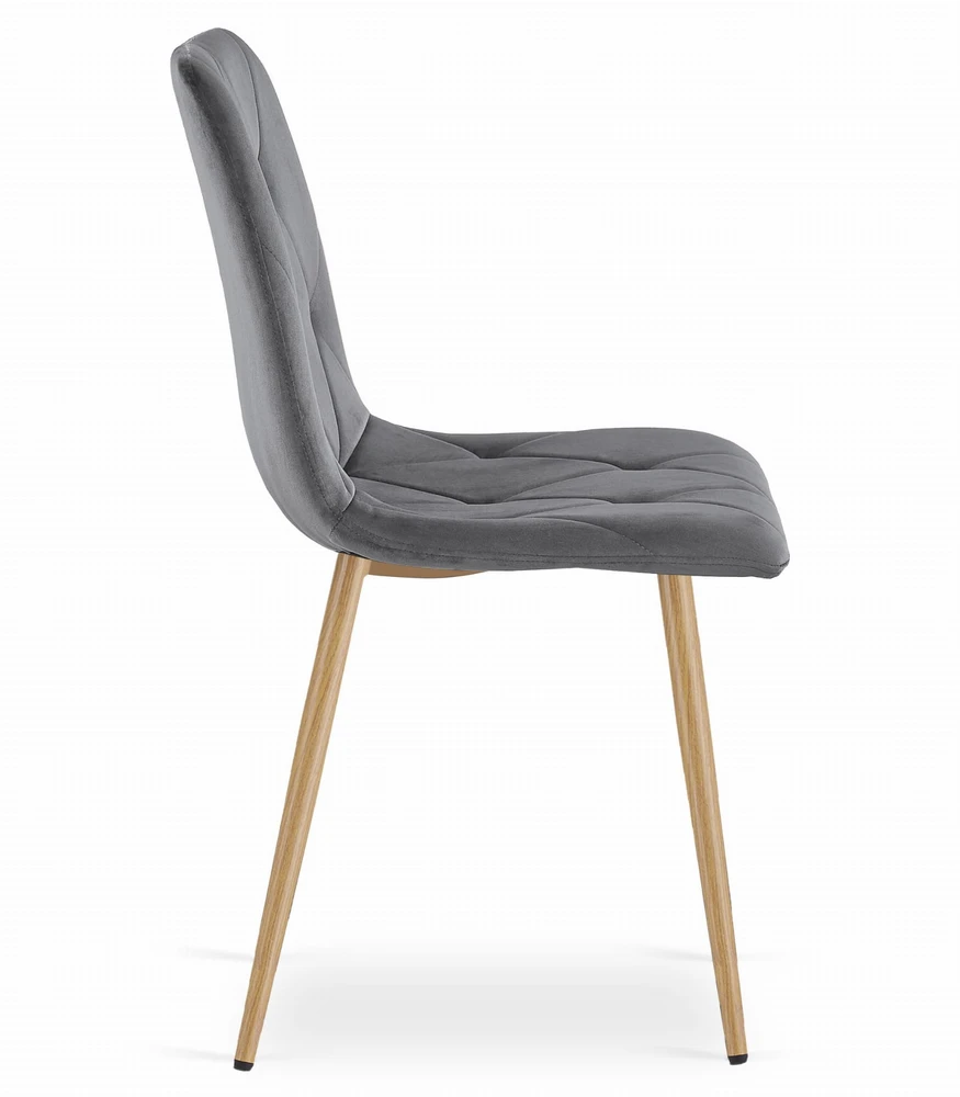 Lauko baldų komplektas Valora Baldų komplektas su stalu ir 4 kėdėmis, ąžuolo sonomos ir tamsiai pilkos spalvos, 120 × 80 × 75 cm, 5 vnt.