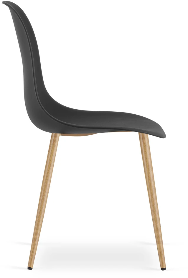 Lauko baldų komplektas Valora Baldų komplektas ADRIA su 4 kėdėmis, juodas, 120 × 80 × 75 cm, 5 vnt.