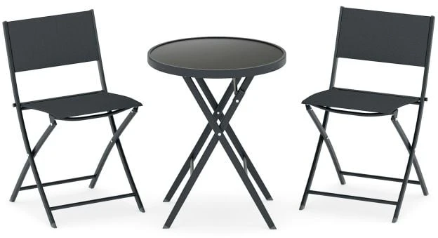 Lauko baldų komplektas Lauko bistro rinkinys 3 vnt.