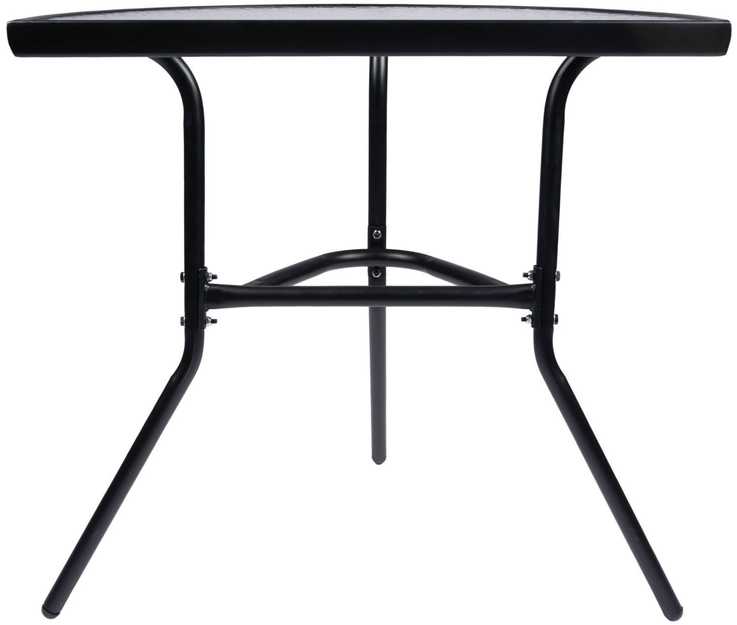 Bauerkraft Praktiškas stiklinis sodo stalas 70x40 cm