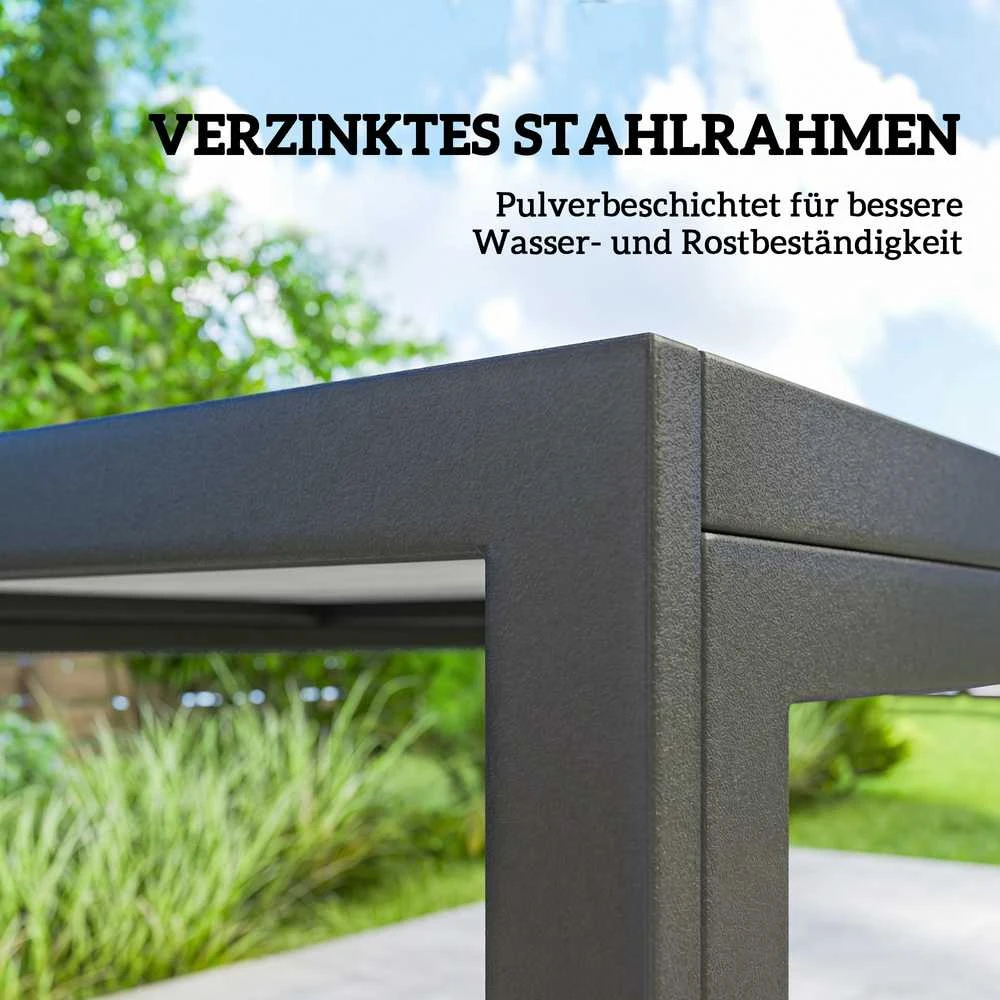 Lauko baldų komplektas Sodo baldų komplektas 150 x 80 cm 7 vnt.