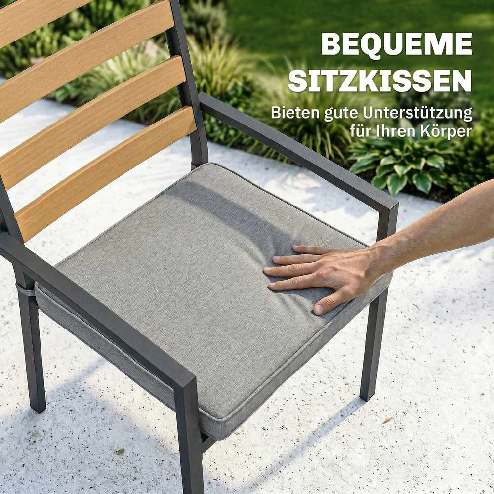 Lauko baldų komplektas Sodo baldų komplektas 146 cm 7 vnt.