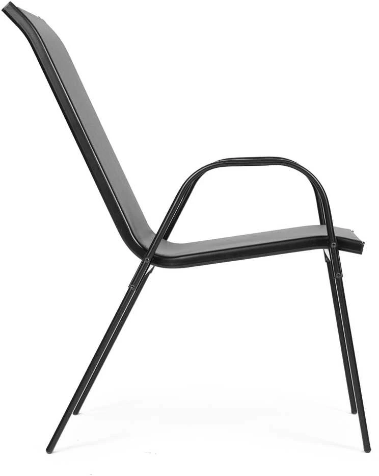 MultiGarden Pilkos sodo kėdės su porankiais, 90.5x72x55 cm, 2 vnt.