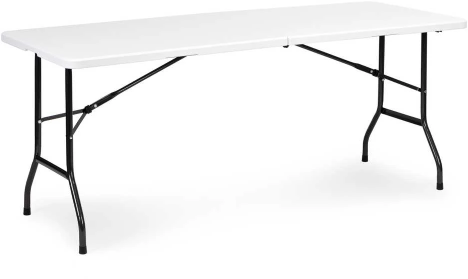 MultiGarden Maitinimo stalas 180cm + 2 suolai baltos spalvos banketinis komplektas