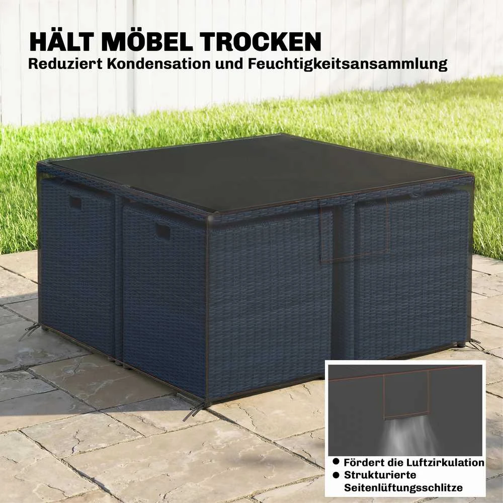 Lauko baldų uždanga 125x125x74 cm