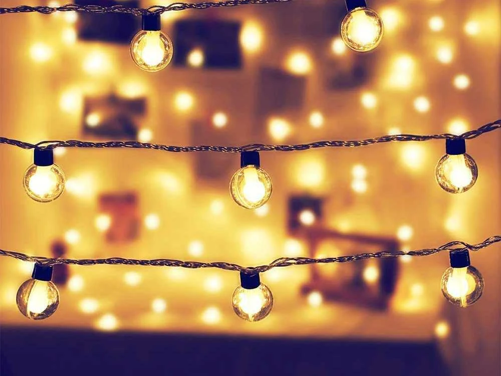 Lauko girlianda 20 LED lemputės, 380 cm