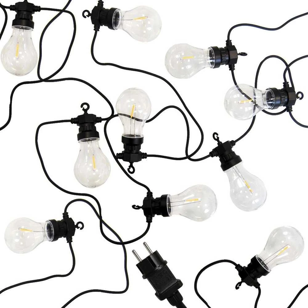 ProGarden Sodo LED lempučių girlianda, 10 lempučių, 24V
