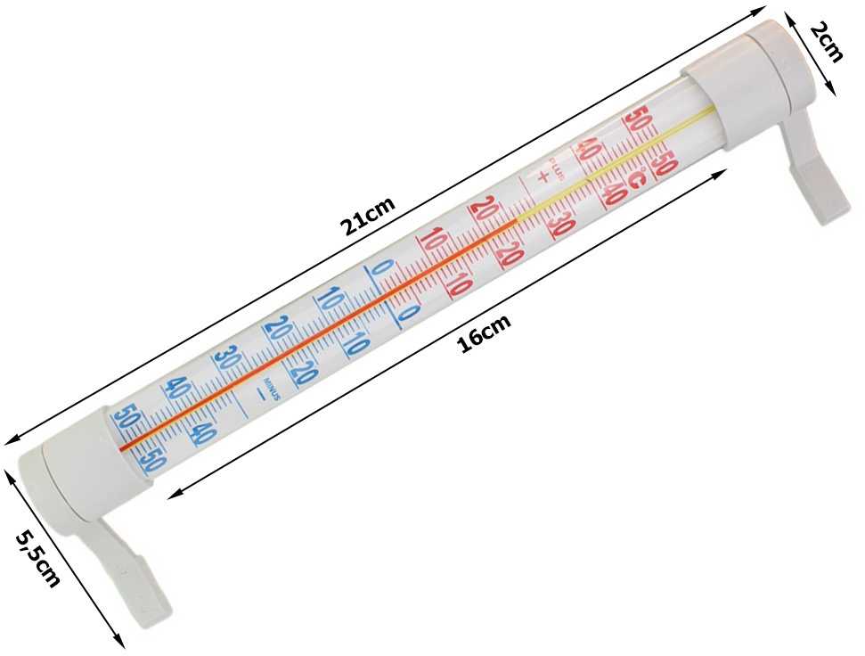 Lauko ir vidaus termometras, 21 cm