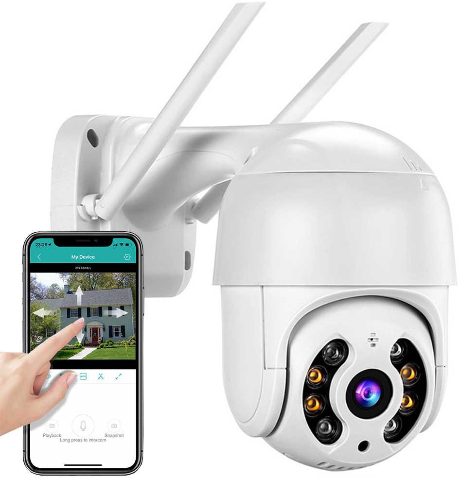 Outdoor camera ip wifi full hd zoom