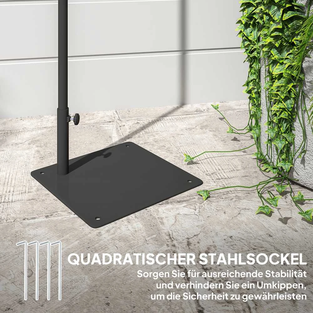 Outsunny saulės energija varoma rotango grindų lempa, saulės šviestuvai su šviesos jutikliu, automatinis boho stiliaus saulės šviestuvas, IP44 atsparus vandeniui, lauko žibintas sodui, balkonui, kiemui