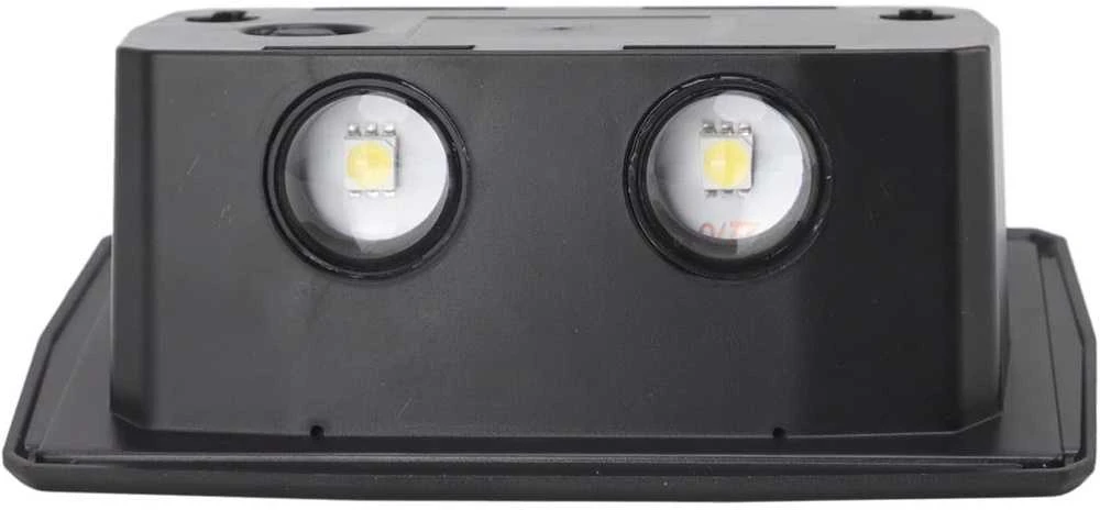 Sieninis šviestuvas Lauko sieninis saulės šviestuvas su LED ir šviesos jutikliu IP65