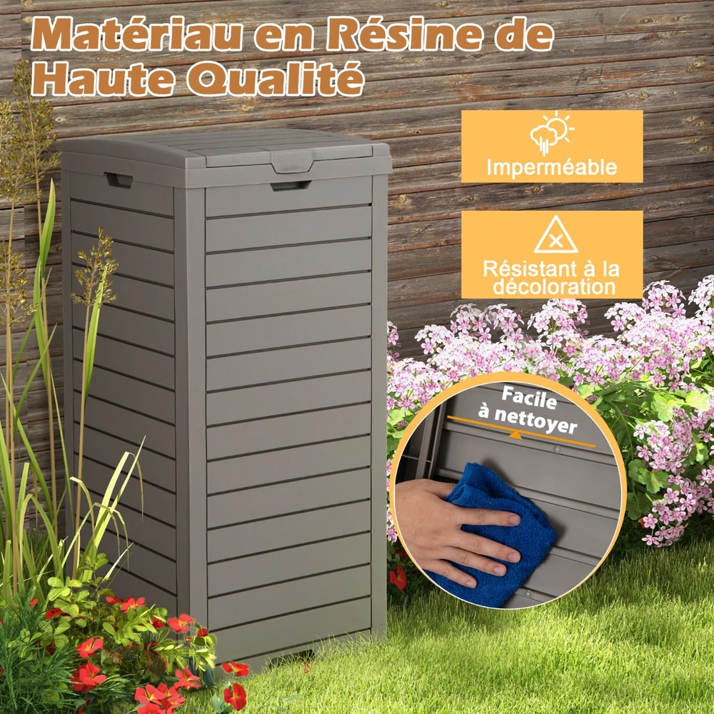 Lauko šiukšlių konteineris 118 L