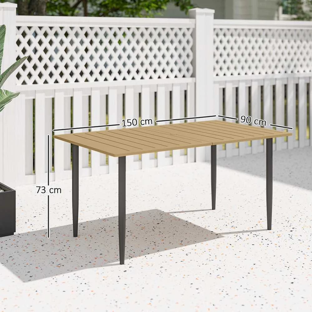 Lauko stalas 150 x 90 cm
