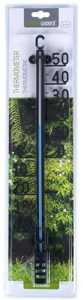 ProGarden Lauko termometras Juodas 41 cm