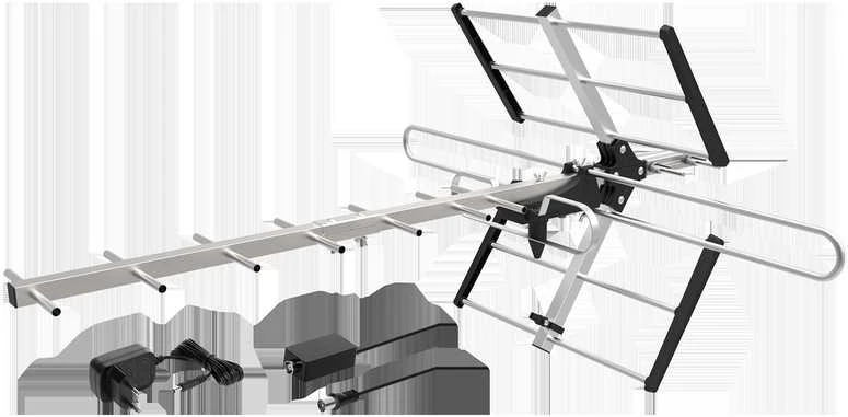 Aktyvi kryptinė TV antena "Yagi" tipas Cabletech