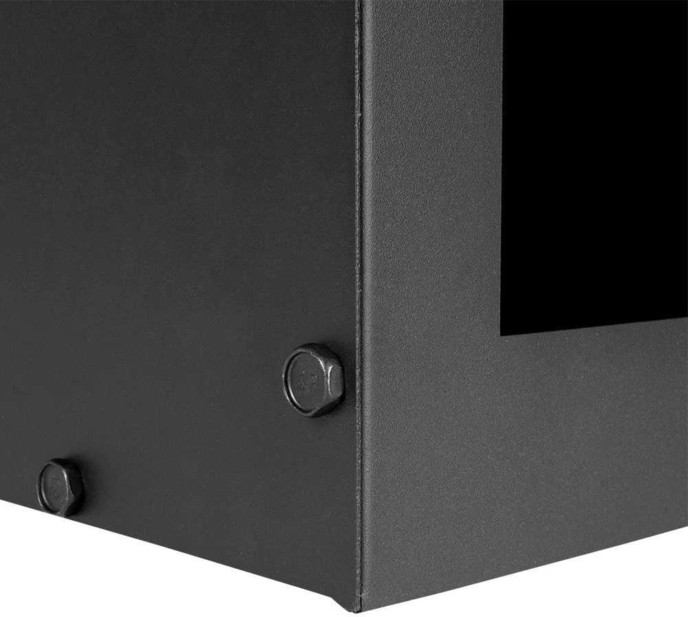 Mondex Ambiance Sodo ugniakuras metalinis 56 cm su medžio saugykla