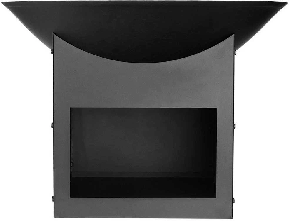 Mondex Ambiance Sodo ugniakuras metalinis 56 cm su medžio saugykla