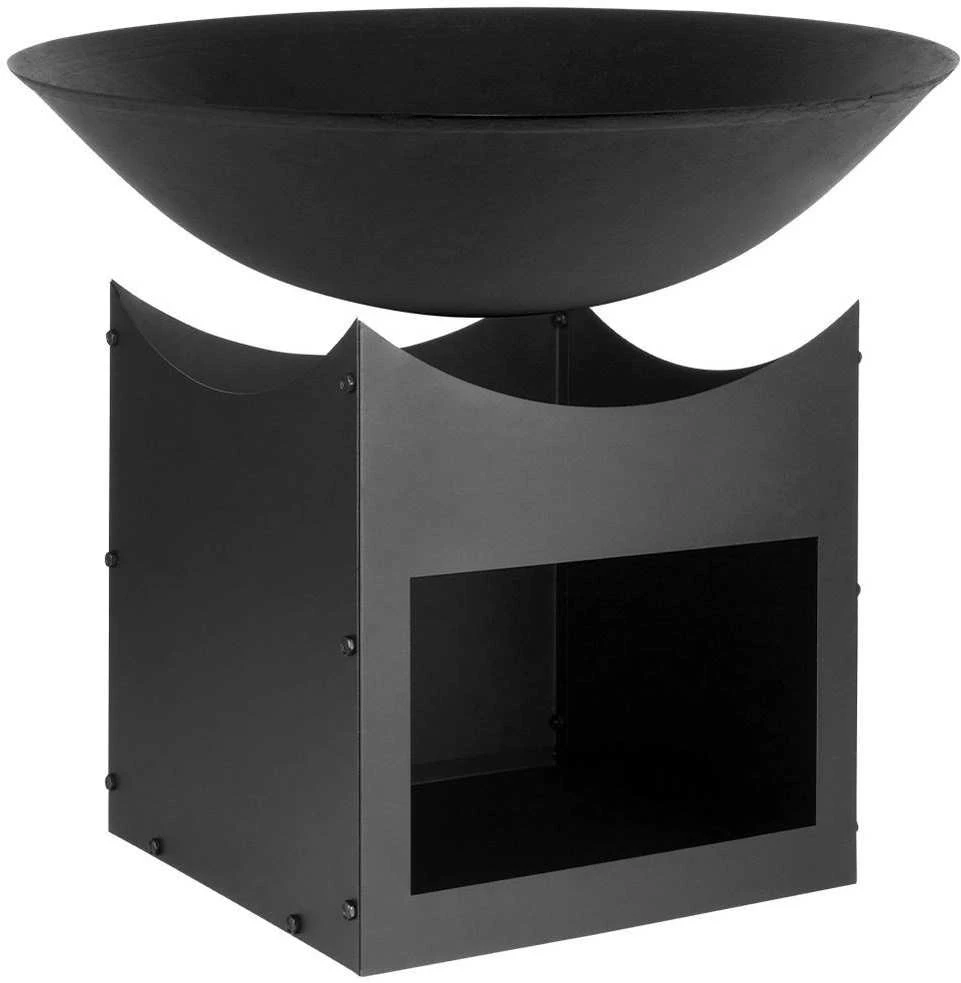 Mondex Ambiance Sodo ugniakuras metalinis 56 cm su medžio saugykla