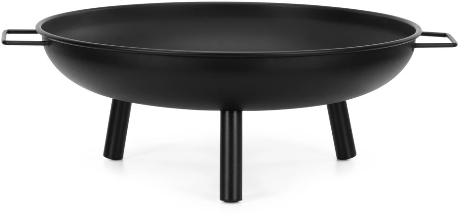 Springos Laužo grilis su ugniaviete, juodas/sidabrinis, 152 cm