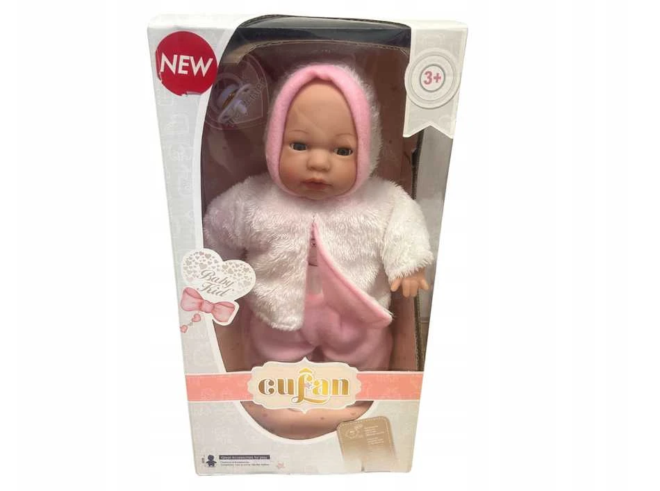 Lean Toys Lėlė su megztiniu ir aksesuarais