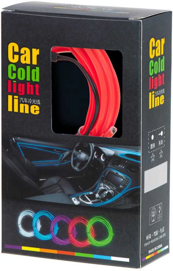 Salono LED apšvietimas ambient light, 3m, raudona sp.