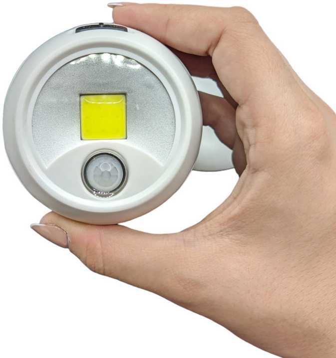 LED COB Lemputė su Judesio Jutikliu ir Magnetine Pagrindo Sistema