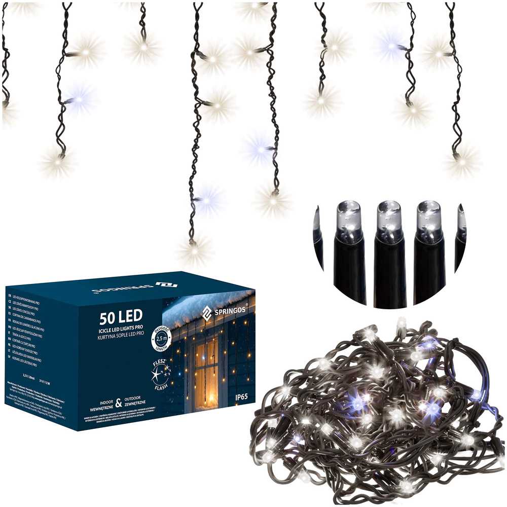 Springos LED girlianda 2,5 m