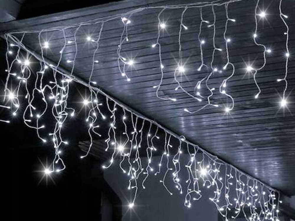 LED girlianda 300 šviesos diodų, 10 m, šaltai balta