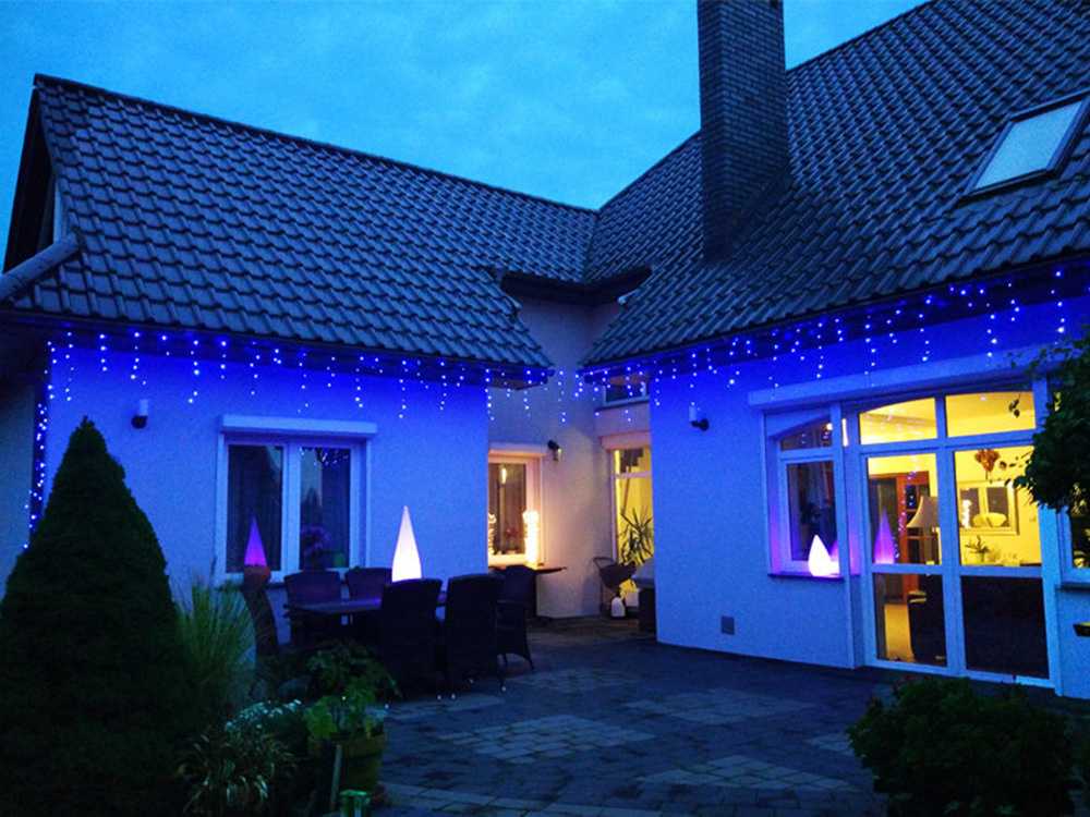 LED girlianda 300 šviesos diodų, 10 m, šaltai balta