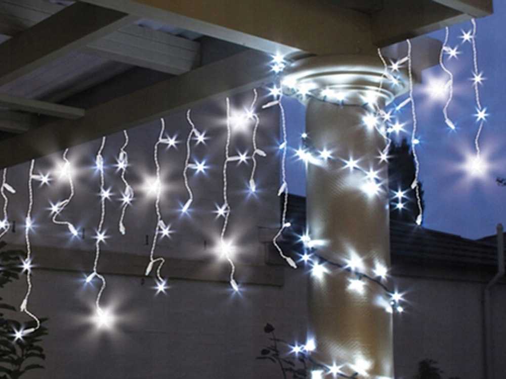 LED girlianda 300 šviesos diodų, 10 m, šaltai balta