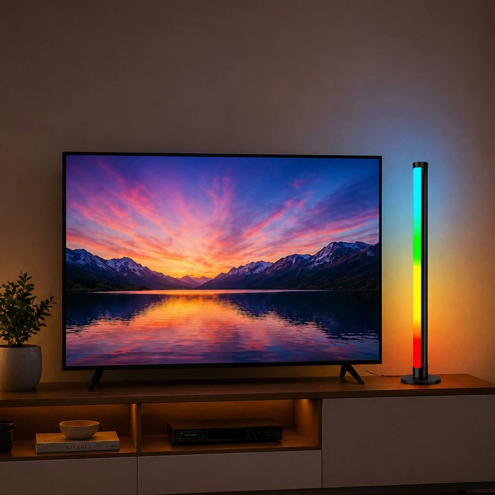 Lean LED kampinis grindinis šviestuvas 90 cm